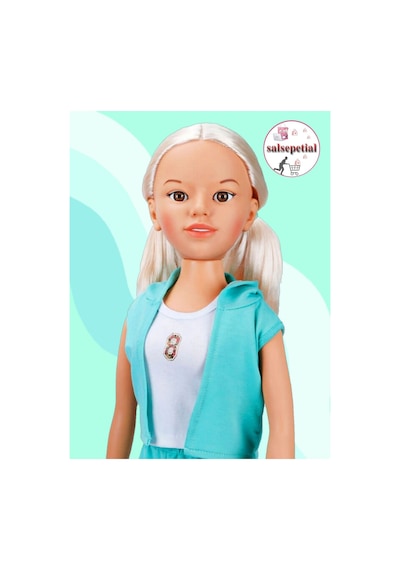 Büyük Boy Et Bebek 80cm Yürüyüş Arkadaşım Clara Sporty 80 Cm Yeşil Eşofman Takımlı