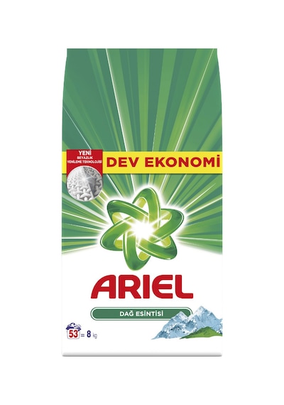 Ariel Toz Çamaşır Deterjanı Dağ Esintisi 53 Yıkama 8 KG