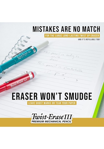 Pentel Twist-erase Iii Kurşun Ve Silgi Yedekleri Ile Mekanik Kurş Diğer