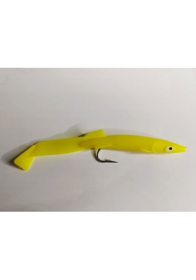 Aldos Raglou Tarzı Iğneli Silikon Yem 10,5 Cm Sarı 2 Ad