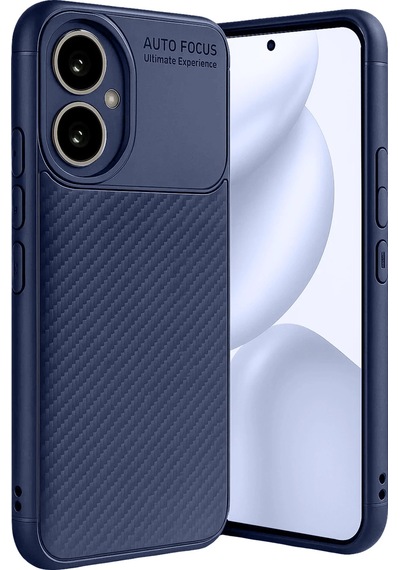 Ilkeshop Newface Honor 400 Kılıf Auto Focus Karbon Kapak - Lacivert