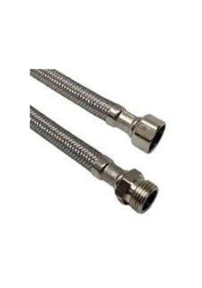 3/8x3/8 Nipelli Flex Hortum Bağlantı Flexi Dişi-erkek Oynar Rakor : 3/8 X 3/8 30 Cm