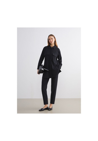 LC Waikiki Alıta Cıty Farkıyla Lcw Modest Siyah Beli Lastikli Havuç Kesim Dokulu Kadın Pantolon Siyah - 930589949 Siyah LC Waikiki Alıta Cıty Farkıyla Lcw Modest Siyah Beli Lastikli Havuç Kesim Dokulu Kadın Pantolon Siyah - 930589949 Siyah