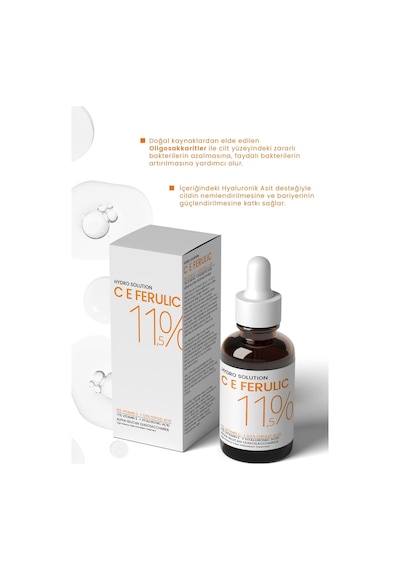 Procsın Hydro Solutıon C E %10 C Vitamin + % 0,5  Aydınlatıcı Ferulıc Acıd 30 ML