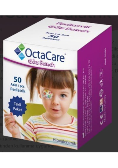 Octacare Pediatrik Göz Pedi Kız 5 Cm X 6,2 Cm 20 Adet