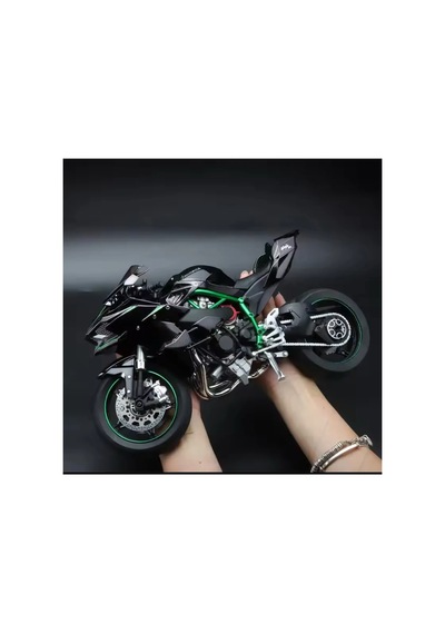 Kawasaki Ninja H2r 1:6 Maket Motor - Işıklı, Sesli, Dumanlı