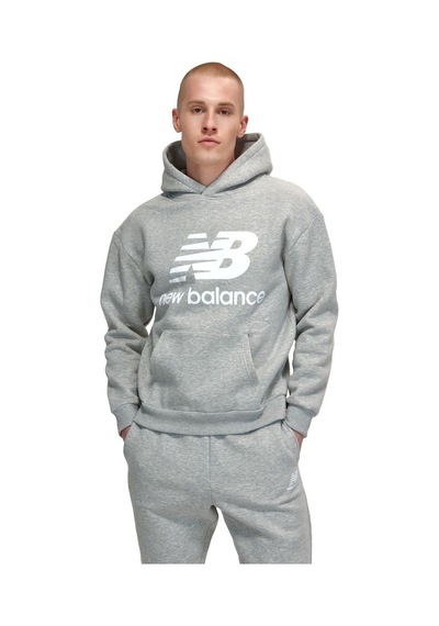 New Balance Lifestyle Erkek Sweatshirt Mnh3333-ag Gri