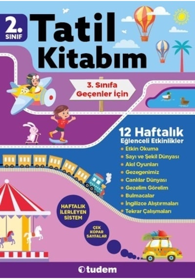 2. Sınıf Tatil Kitabım  -  3. Sınıfa Geçenler İçin -  Tudem Yayınları