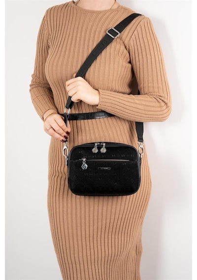Silver Polo Sp1162 Kadın Çapraz Çanta Fashion Siyah-siyah