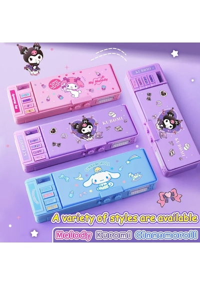 Sanrio Cinnamoroll Çok Fonksiyonlu Kalem Kutusu Büyük Kapasiteli Kalem Kutusu Melody-a Melody-a