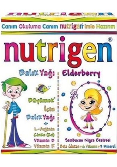 NUTRIGEN ELDERBERY SURUP 200 ML+BALIK YAGI SURUP 200 ML