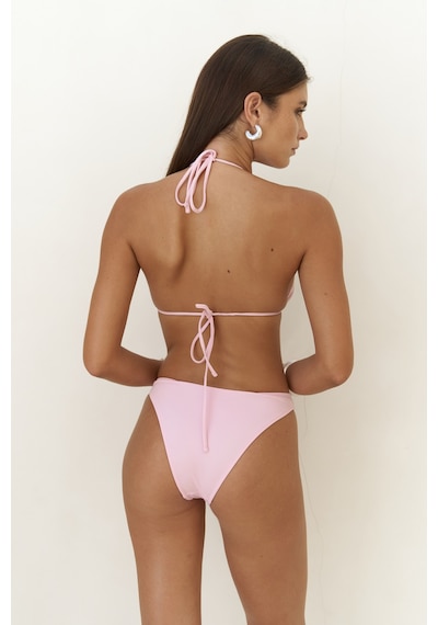 Mai Collection Mai Studios Co. Samudra Halka Detaylı Pembe Bikini Üstü Pembe