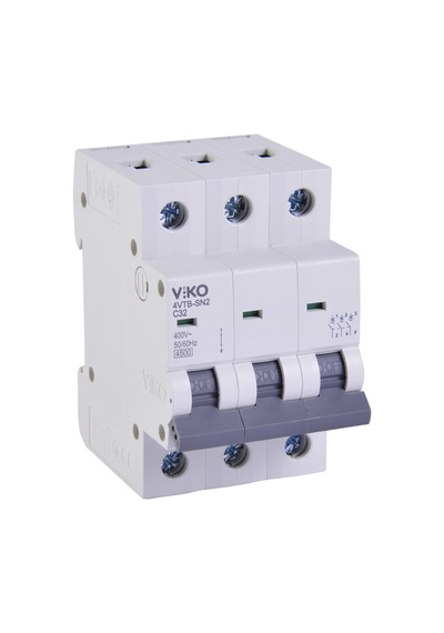 Viko 4vtb-3c32 Otomatik Sigorta 4,5ka C Tipi 3 Kutup 32a 10