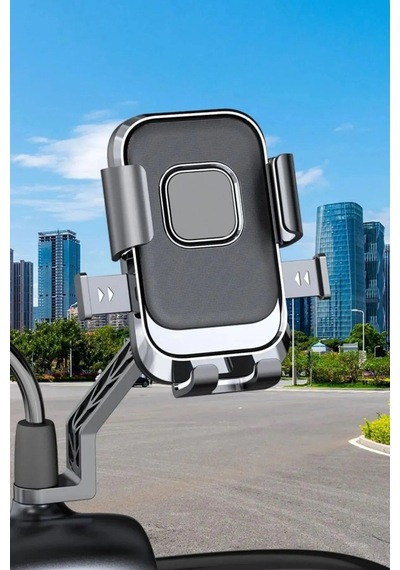360 Derece Dönebilen Dikiz Aynası Versiyonu Telefon Tutucu Motor,motosiklet,bisiklet ,scooter İçin