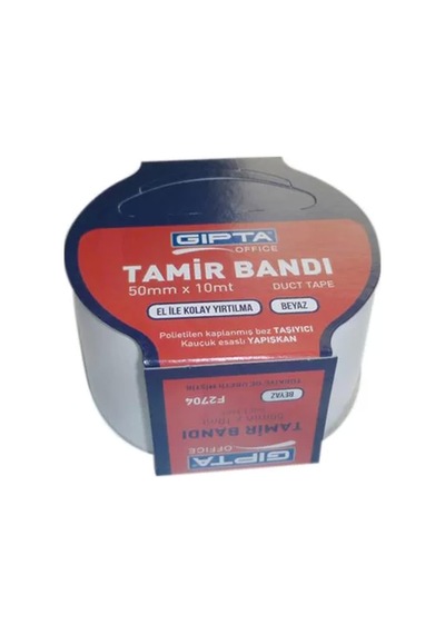 Gıpta F2704 Tamir Bandı 50mmx10m Beyaz Askılı