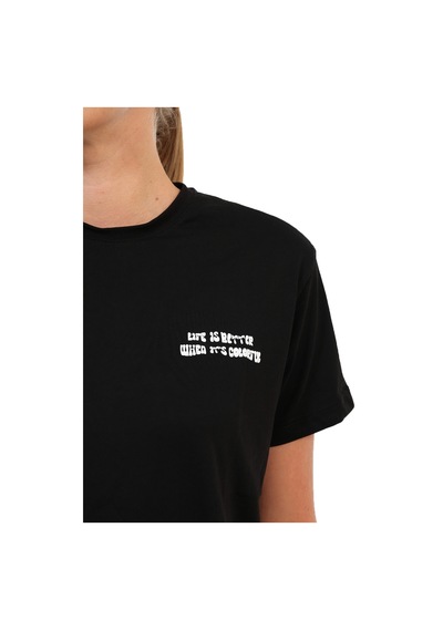 Lumberjack Kısa Kol T-shirt Kadın Siyah Wl 11danya 000000000102725356