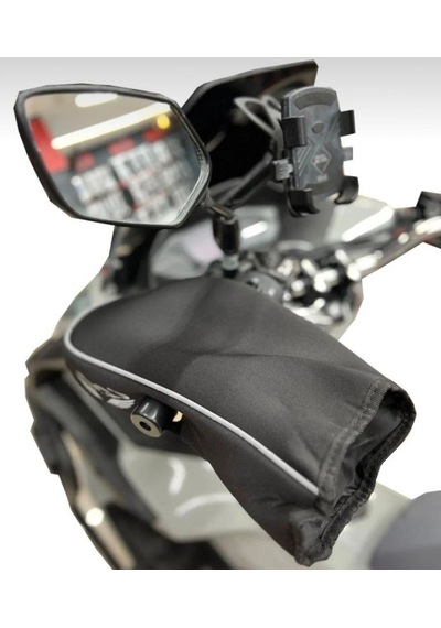 Ebakbak Motosiklet Pcx Vb Scooter Uyumlu Neopren Kumaş Elçik Üniversal El Rüzgar Koruma