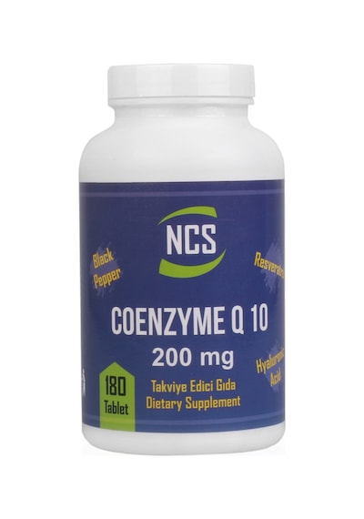 Coenzyme Q-10 Hyaluronik Asit Resveratrol Piper Nigrum 180 Tablet 2 Kutu 360 Tablet