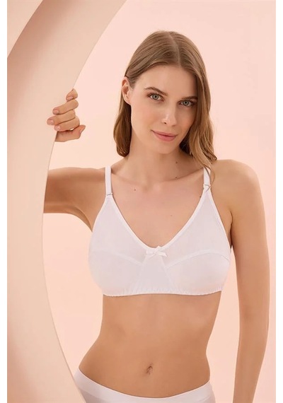 Ang Butik Beyaz Penye Minimizer  Sütyen