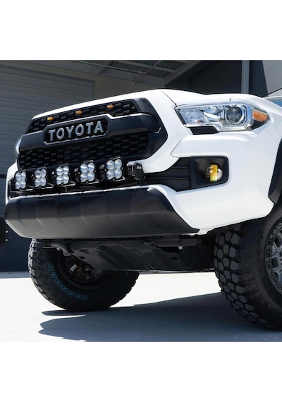 18w Uyumlu Çift Renk Gömme Montaj Tampon Sarı Beyaz 8 Cm 4 Modlu Off Road Led Lamba