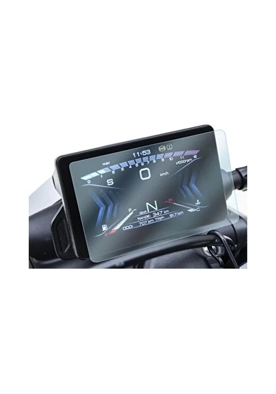 Gp Kompozit Zontes Zt250t-e 2024-2026 Uyumlu Motosiklet Ekran Koruyucu Şeffaf