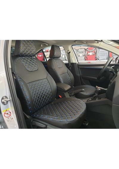 Skoda Octavia Araca Özel Deri Oto Koltuk Kılıfı (386640555)