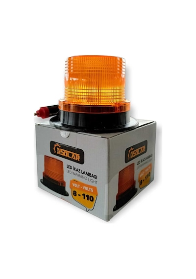 CMSOLAR Mıknatıslı Led Çakar Tepe-ikaz Lambası 8 Volt - 110 Volt Arası