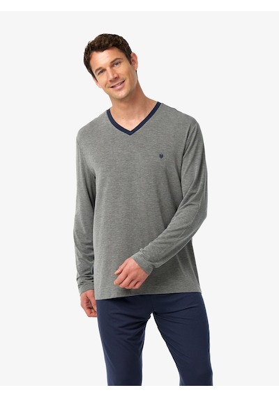 Blackspade Erkek Pijama Takımı 41044 - Gri Melanj