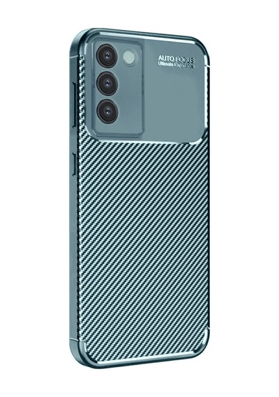 Vivo V30 Lite 4g Kılıf Auto Focus Karbon Kapak - Koyu Yeşil İtdark3933