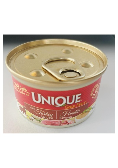 Gold Series Mousse Kıyılmış Hindili Tahılsız Kedi Konservesi 85 Gr X 6 Adet