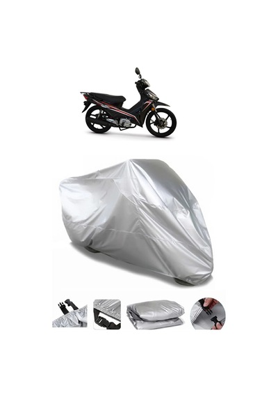 Kuba Reiz 50 Gri Su Geçirmez Motosiklet Brandası Premium