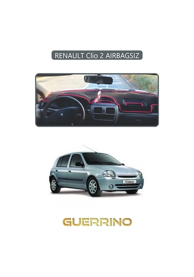 Renault Clio 2 Aırbagsıztorpido Koruma Halısı Gri Kenar