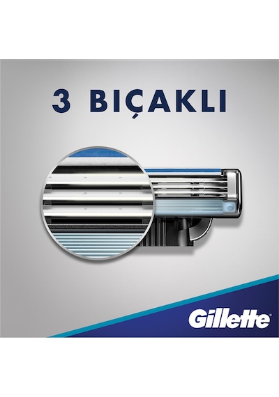 Gillette Mach3 Start Yedek Tıraş Bıçağı 3 x 4'lü