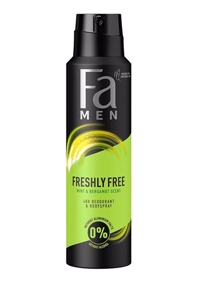 Fa Freshly Free Mint&Bergamot Erkek Sprey Deodorant 150 ML