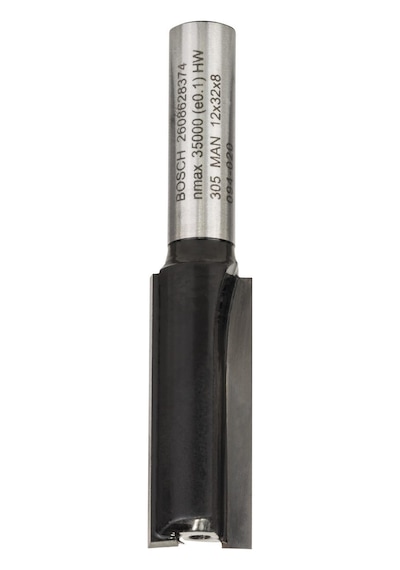 Bosch Standard Seri Ahşap 8x12x62MM Düz Freze Ucu - 2608628374