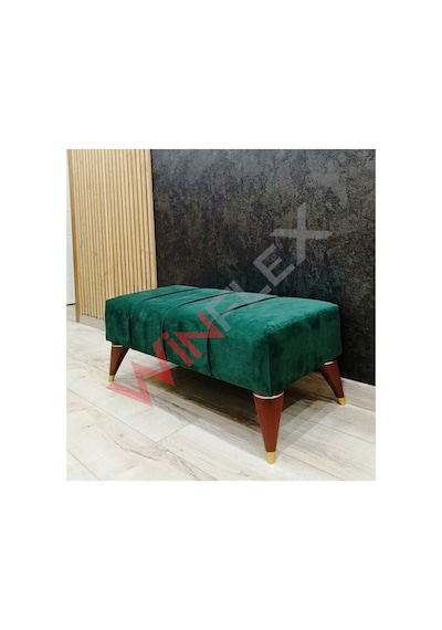 Winflex Şık Ve Fonksiyonel Dekoratif Puf 38x100 Cm Yeşil