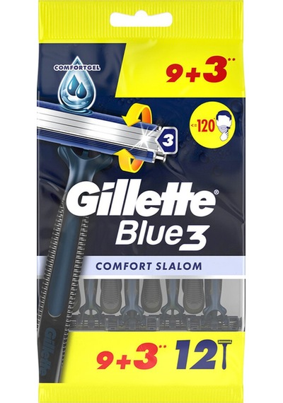 4 Adet Gillette Blue 3 Slalom Tıraş Bıçağı 9+3