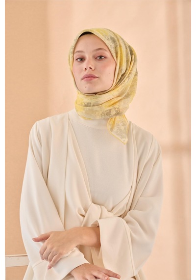 Silk Home Soft Eşarp 73095-11 Sarı, Butter Yellow, Limon Küfü