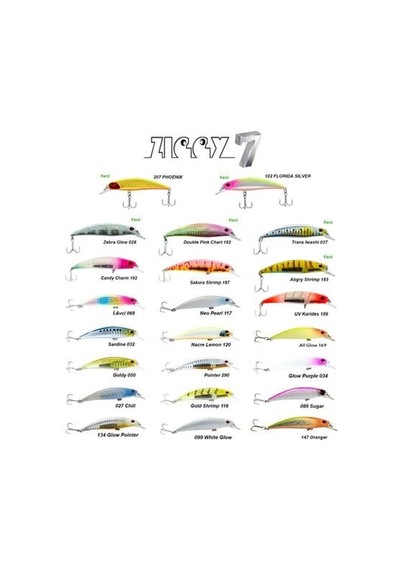 Fujin Ziggy7 70mm 9.6gr Sinking LRF Maket Balık