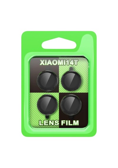 Xiaomi Mi 14t Uyumlu Raze Metal Kamera Lens - Siyah