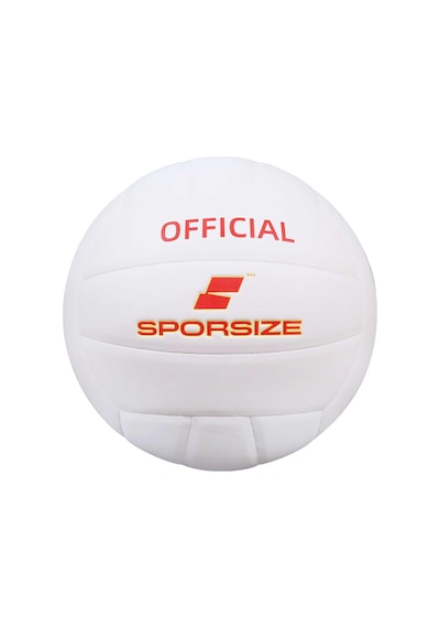 Sporsize Voleybol Topu Resmi Boyut Plaj & Açık Hava Kullanıma Uygun 260-280 Gram Beyaz Açık Gri