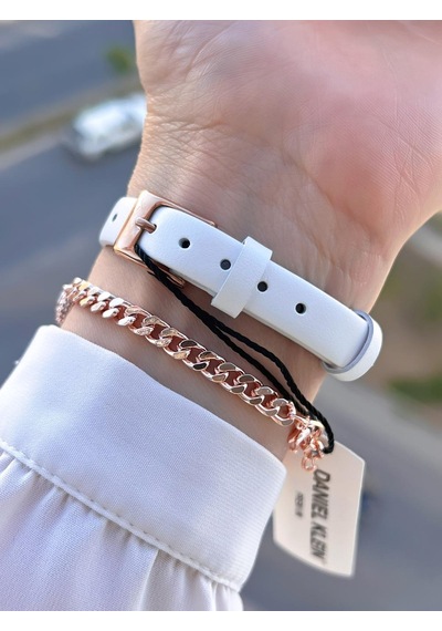 Daniel Klein Deri Kordon 30 Mt Suya Dayanıklı 2 Yıl Garantili Kadın Kol Saati+bileklik Bfg13943.5 Rose Gold
