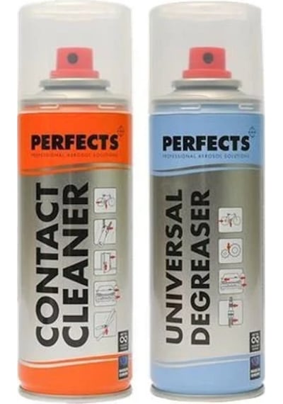 Perfects Contact Cleaner - Unıversal Degreaser Cleaner Yağlı Ve Yağsız Kontak Sprey 2li