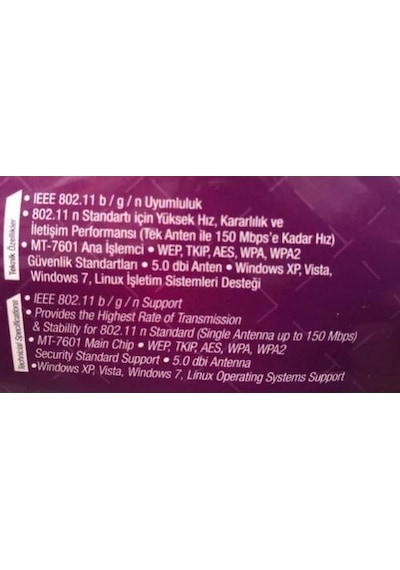 Next Wifi Alıcı 7601A