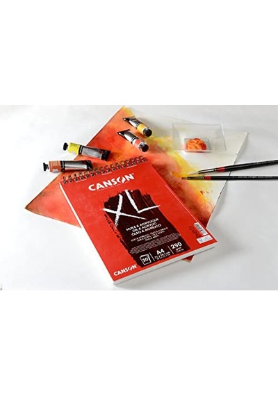 Xl Huile &amp Acrylique, Yağlı Ve Akrilik Boya Bloğu, Dın A4, 30 Yaprak, 290 G/m² Genel