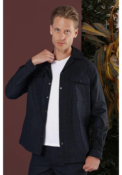 Efor G 1560 Slim Fit Lacivert Klasik Gömlek Lacivert Efor G 1560 Slim Fit Lacivert Klasik Gömlek Lacivert