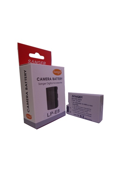Canon için Lp-E8 Batarya- Canon Lp-E8 Dslr Bataryası