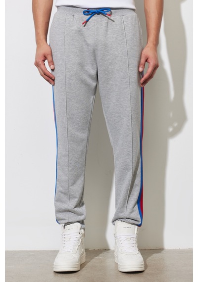 Ac&Co / Altınyıldız Classics Erkek Grı Melanj Standart Fit Normal Kesim Pamuklu Çizgili GRI MELANJ Ac&Co / Altınyıldız Classics Erkek Grı Melanj Standart Fit Normal Kesim Pamuklu Çizgili GRI MELANJ