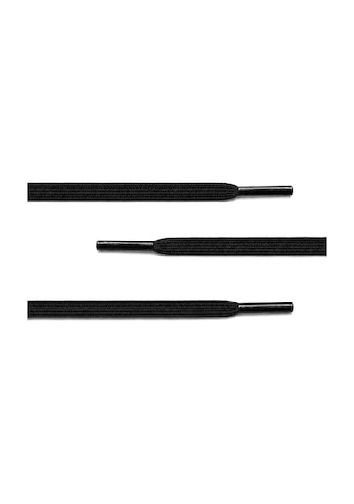 Hapshoe 100 Cm Elastik Lastikli 8 Mm Siyah Ayakkabı Bağcığı