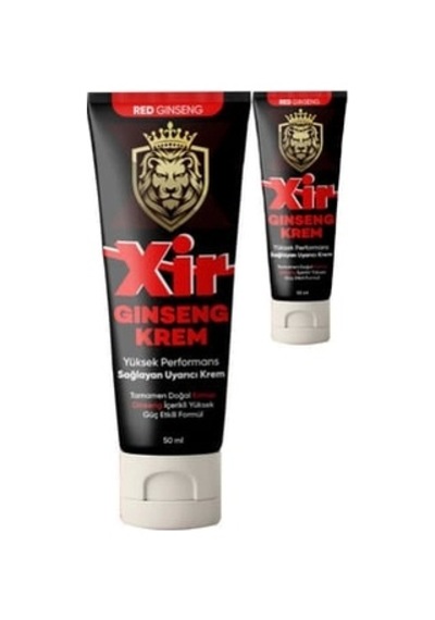 Xir Ginseng Krem Erkekleri Uyaran Masaj Bakım Kremi 50 Ml X 2 Adet